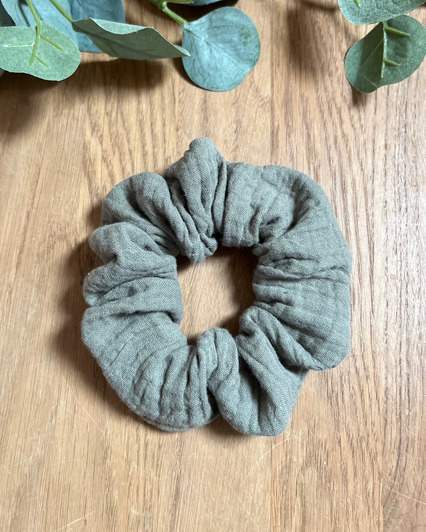 Scrunchie Oliv
