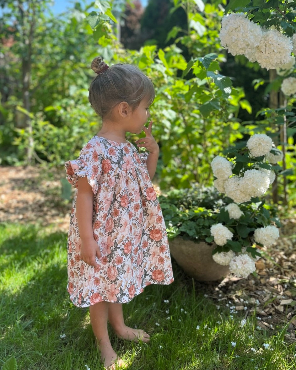 Musselinkleid English Flowers