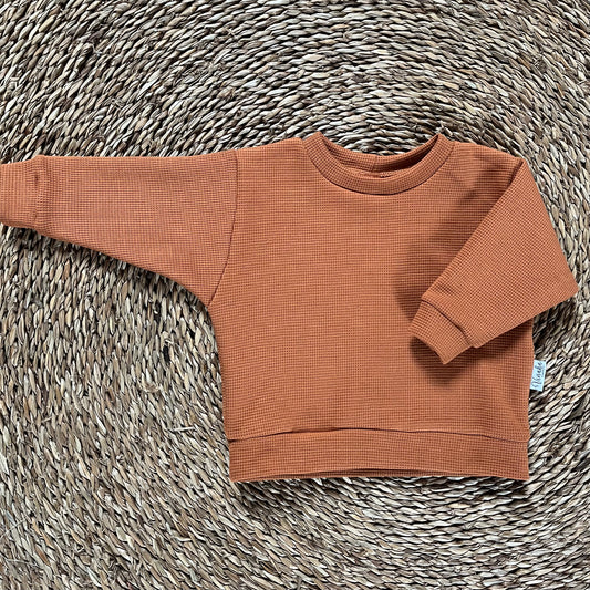 Oversized Pulli Cognac