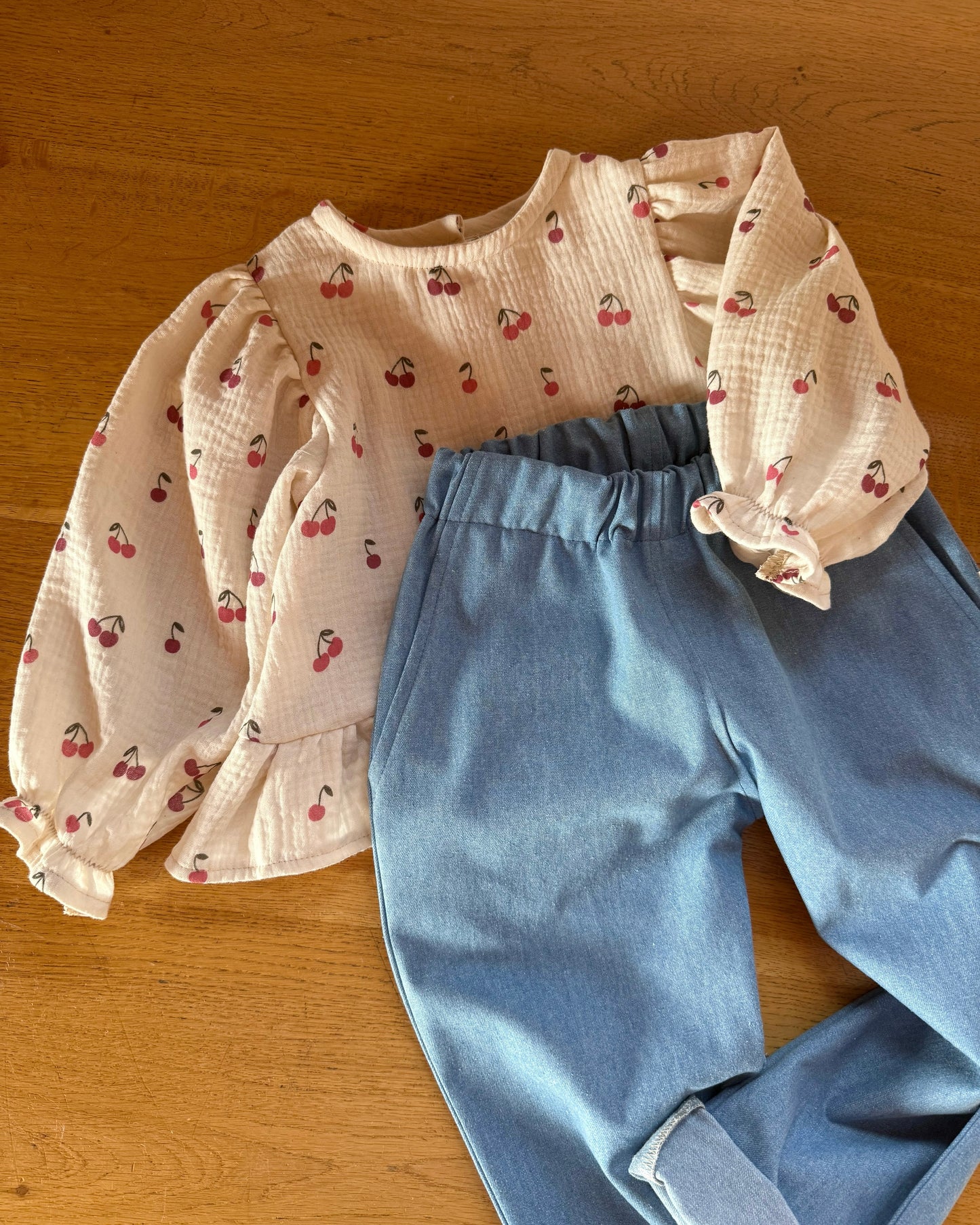 Musselinbluse „Cherise“