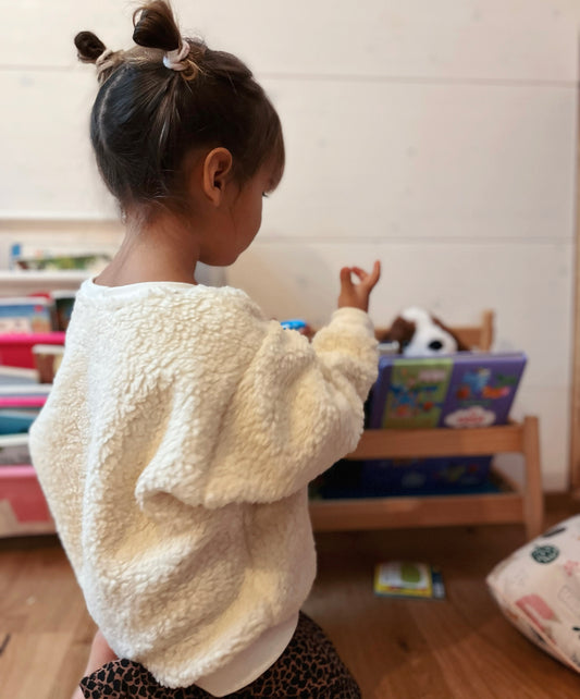 Oversized Teddy Pullover