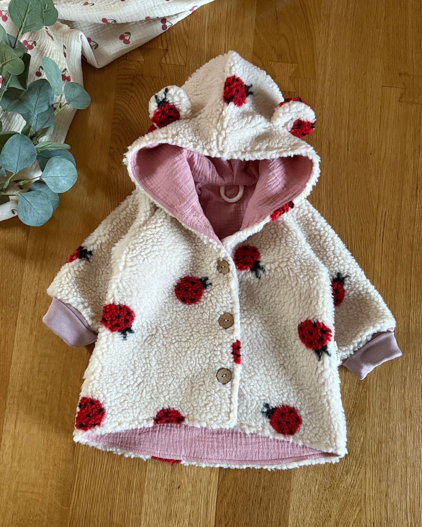 Teddyjacke „Mariechäferli“